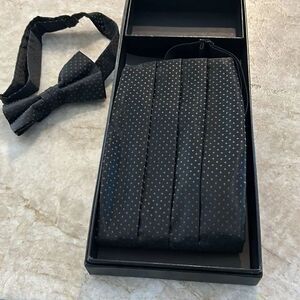 Alan Flusser Bow tie & Cumberbund Set